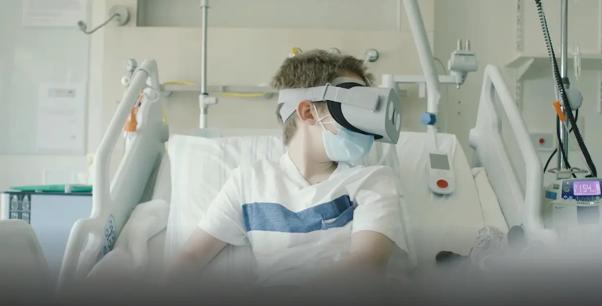 5G is je virtueel VRiendje bij een langdurig verblijf in het ziekenhuis